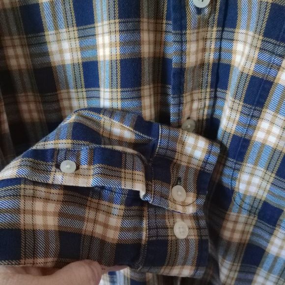 Structure Men's Casual Check Plaid Print Long Sleeve Button Down Shirt Small - Picture 6 of 7